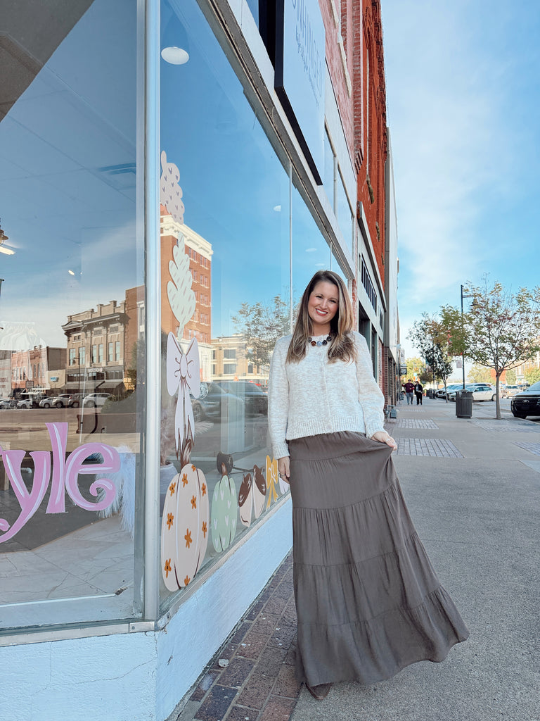 Fall Market Midi Skirt