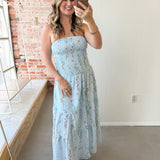 English Tea Dress in Blue