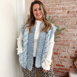 Light Weight Layering Denim Vest
