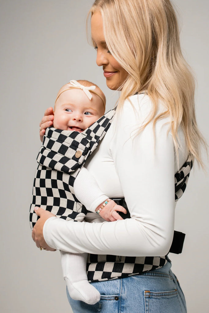 Mabe Baby Carrier-Ebony Check