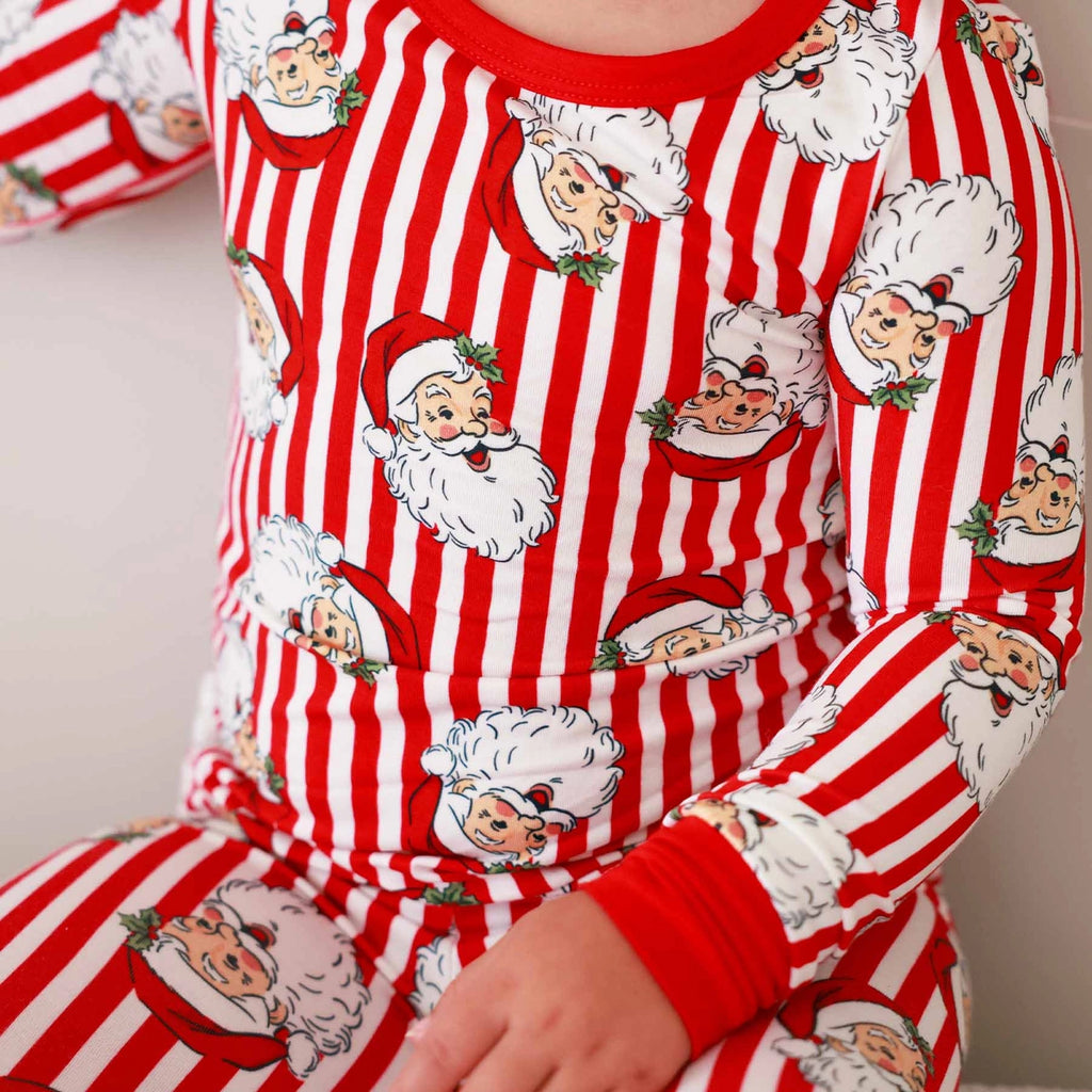 Caden Lane Santa Bamboo 2 pc Sleeper