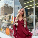 Merlot Lace Dress