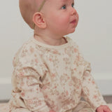 Quincy Mae Long Sleeve Tee Floral Vine