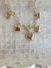 Gold Plated Multi Heart Necklace