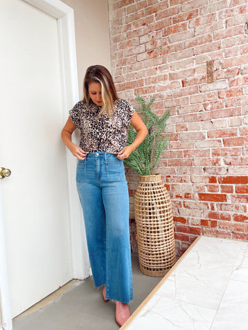 Lazy Days Set in Sage- Pullover