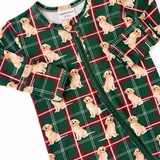Country Christmas Retrievers Footies
