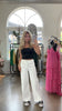 Bright White Wide Pants