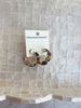 Turquoise Square Detail Hoop
