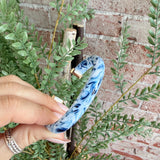 Blue & White Resin Bracelet