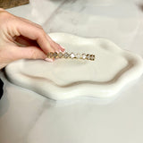 Linked MOP Clover Bangle Bracelet