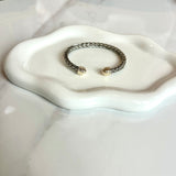 Two-Tone Rope Cable Cuff