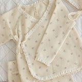 Quincy Mae Wrap Take Home Set Mauve Ditsy