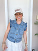 Two Stepping Denim Vest