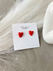 Red Heart Studs