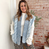 Light Weight Layering Denim Vest