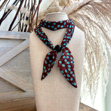 Ball & Scarf Necklace - Brown