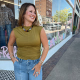Colored Ball Necklace in Multi