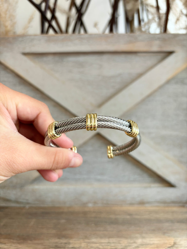 Classy Girl Thick Double Bracelet