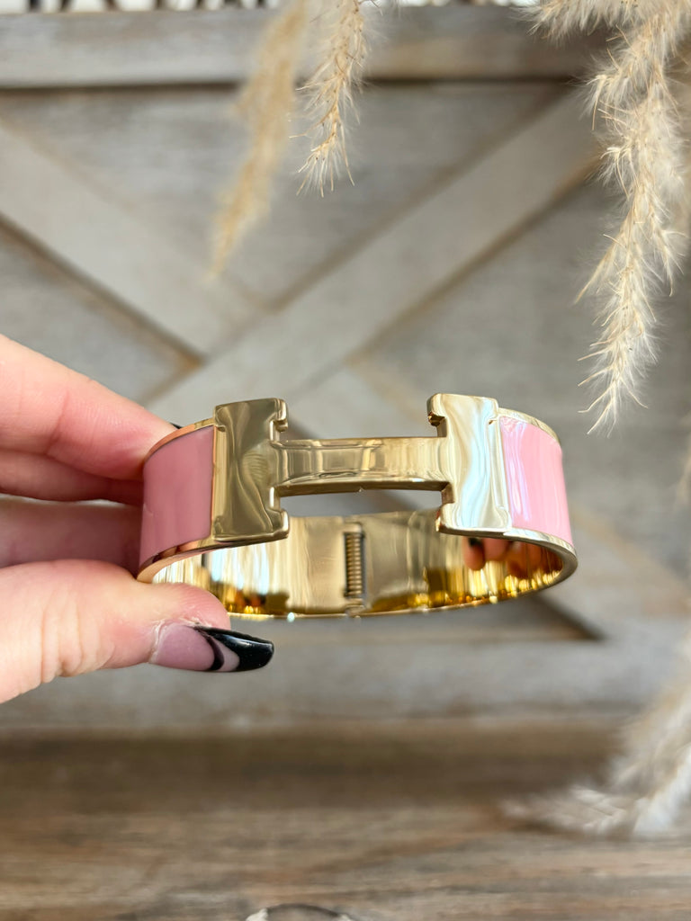 Livin' Lux H Bracelets Pink- Extra Thick