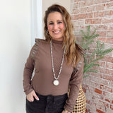 Circle Pearl Necklace