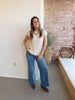 Wide Leg Medium Wash Jeans