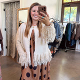 The Cozy Chapters Fringe Cardigan