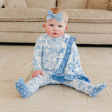 Bamboo Ruffled Security Blanket Set - Vintage Carnival