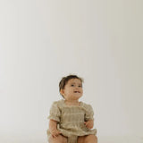 Beige Ruffled Onesie