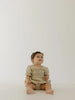 Beige Ruffled Onesie