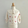 Red Bow Baby Cardigan