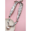 Scarf Necklace in Hearts
