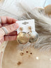 MOP Disk Drop Earrings
