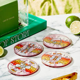 TART BY TAYLOR Royal Flush Coasters