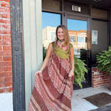 Merlot Moment Maxi Dress