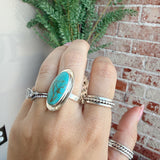 925 Sterling Silver Turquoise Statement Ring 1