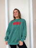 Merry Sweatshirt in Green