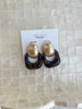 Tortoise Door Knocker Earrings