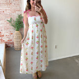 First of Spring Dress in Pinks