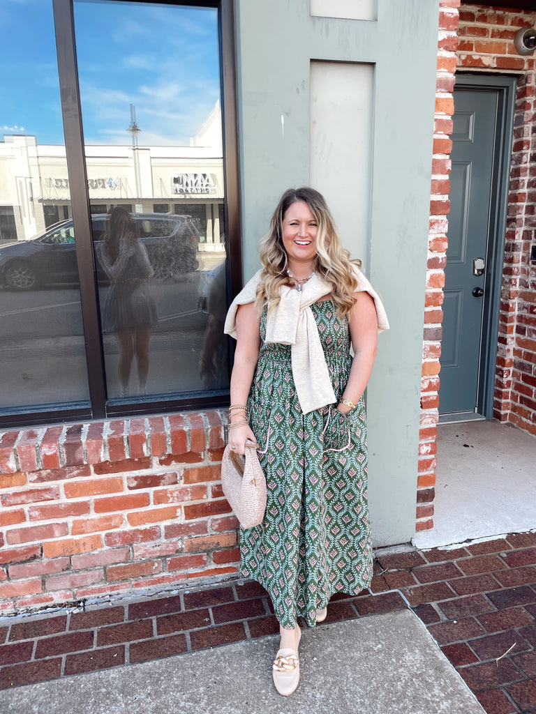 Green Tea Midi Dress