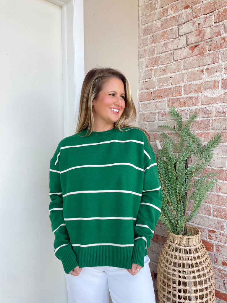 Giving Green Sweater