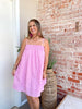 Italian Summer Dress in Pinks