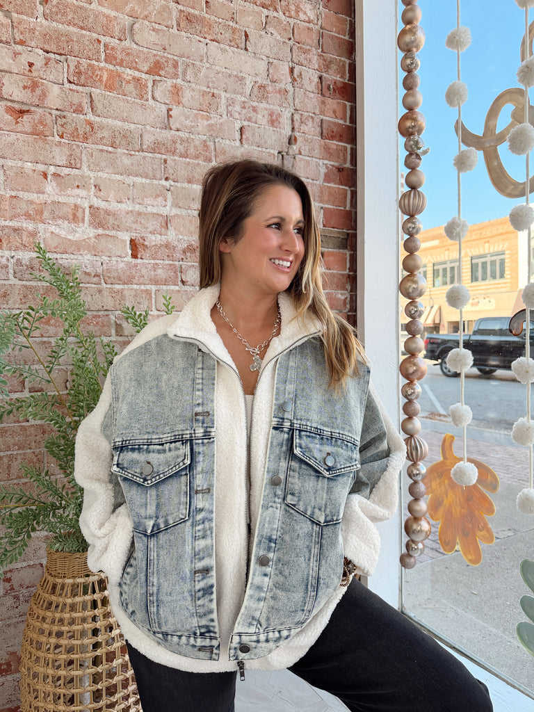 Teddy and Denim Jacket
