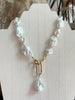 Chunky Pearl Dangle Necklace