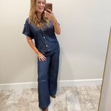 Lucy Denim Set- Bottoms