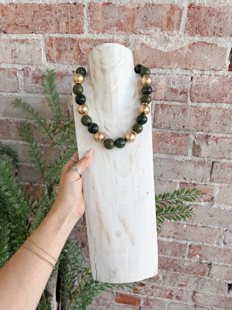 Perfect for a Party Necklace in Green