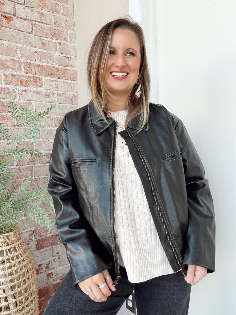 With the Band Leather Jacket