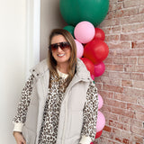 Tie a Bow on Leopard Set- Top