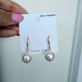 Pearl Dangle Earrings- Large