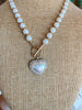 Pearl Toggle Heart Necklace