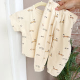 Quincy Mae Jersey Tee + Pant Set Race Car